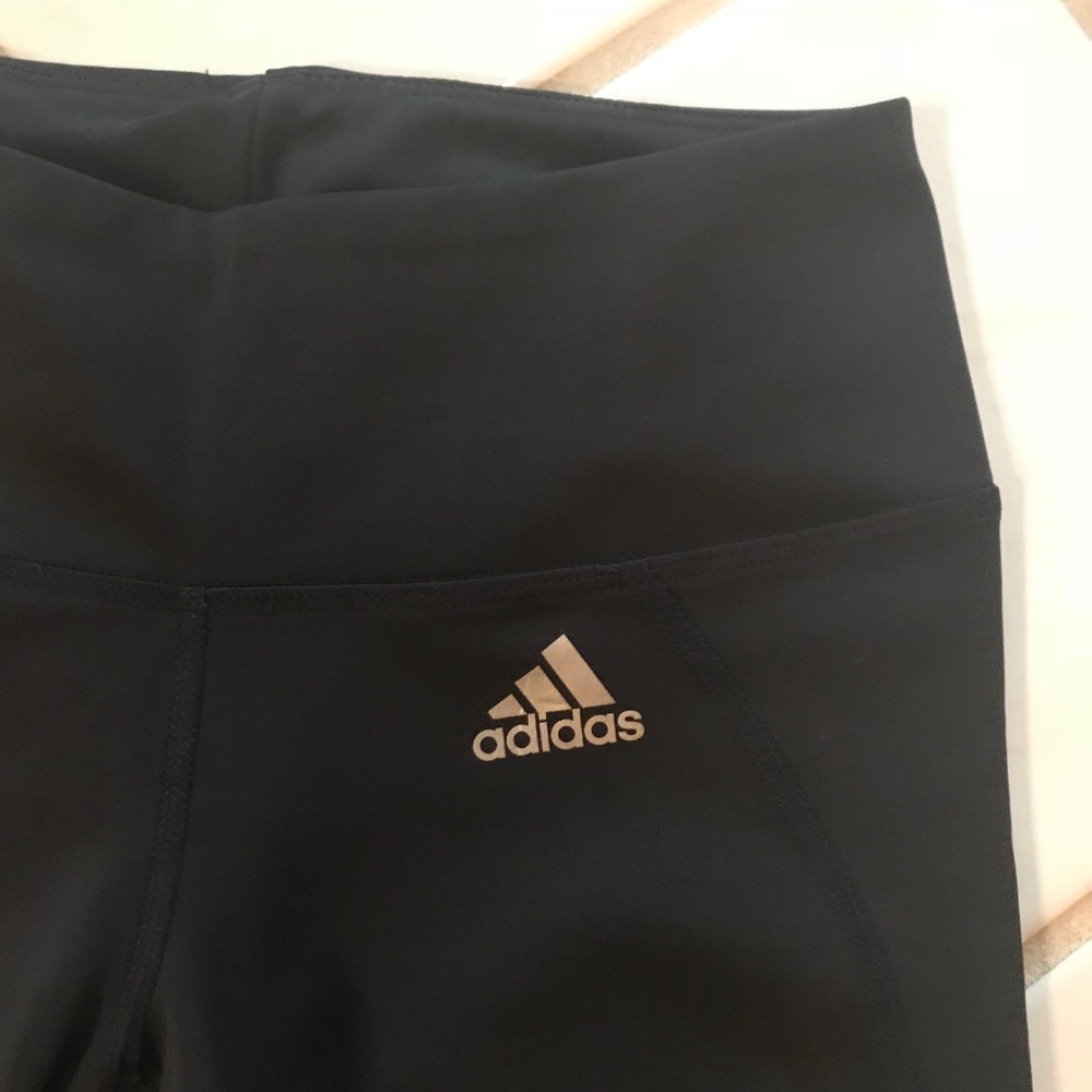 Black Adidas Climalite Cropped Leggings